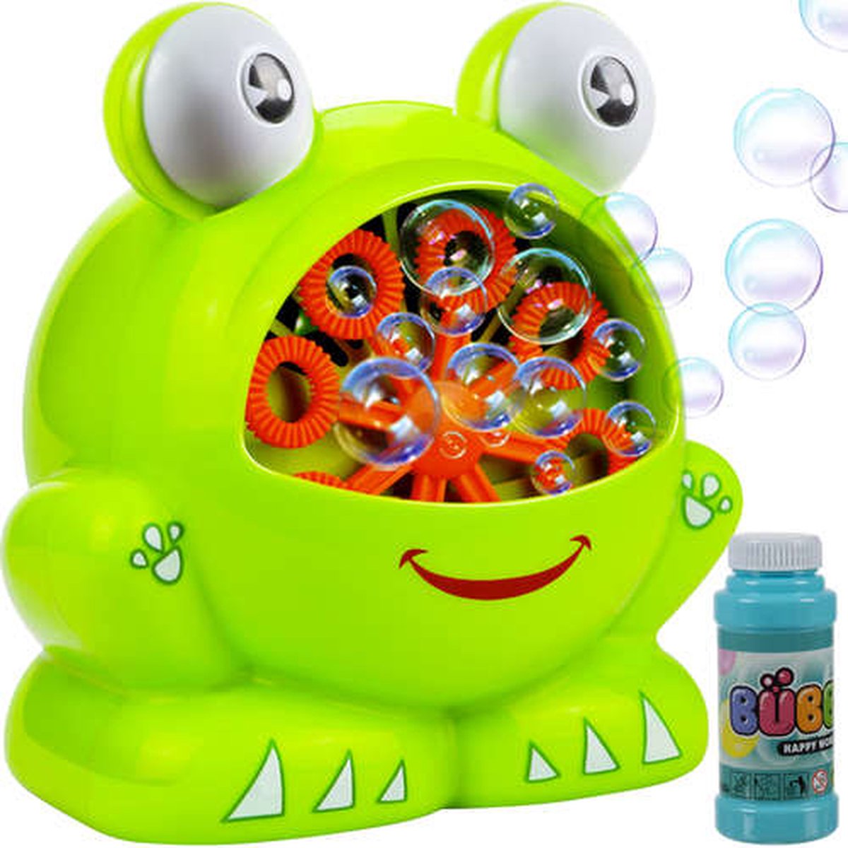 Automatische Zeepbellenmachine Frog | Bubble machine | Bellenblazer | Incl Zeepvloeistof | Groen